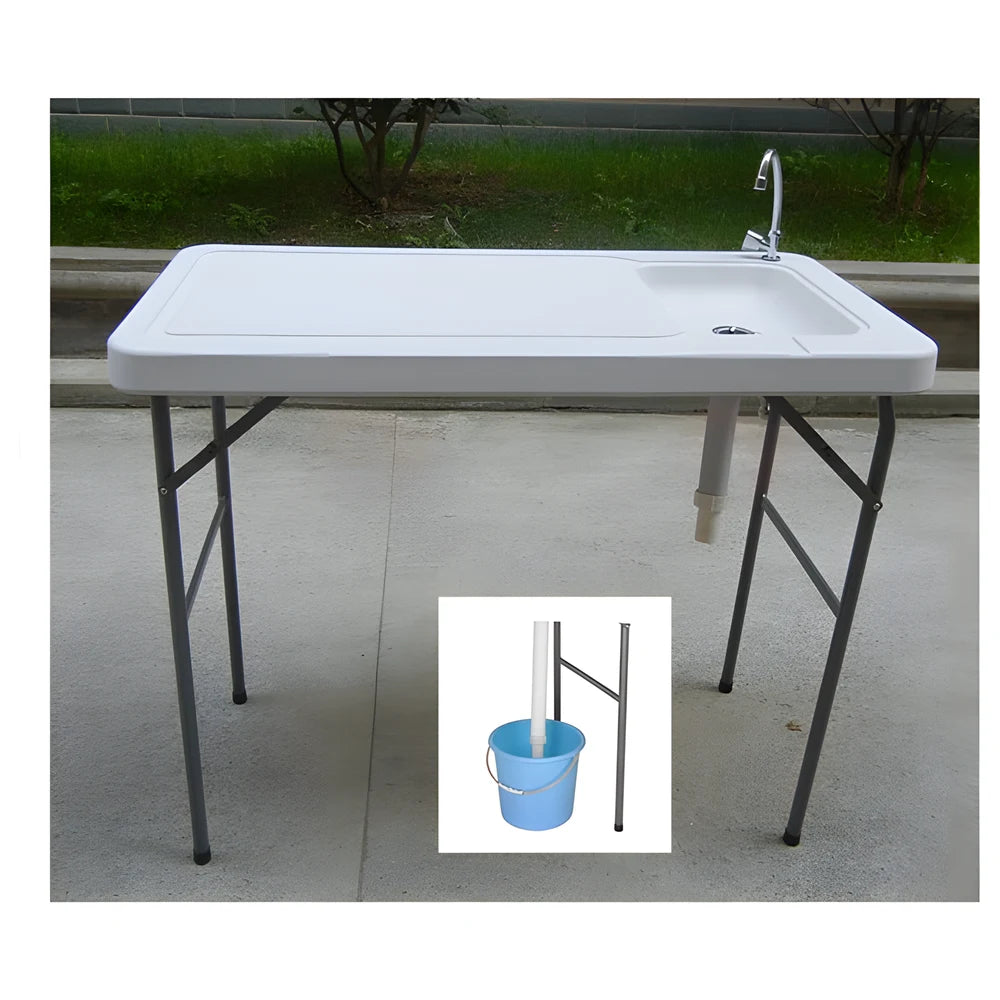 Folding Table with Sink 1.15m