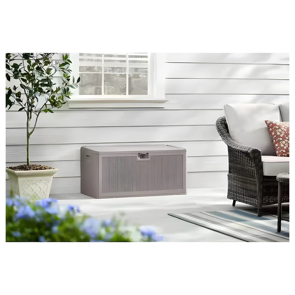 Outdoor Storage Box 397L Gray