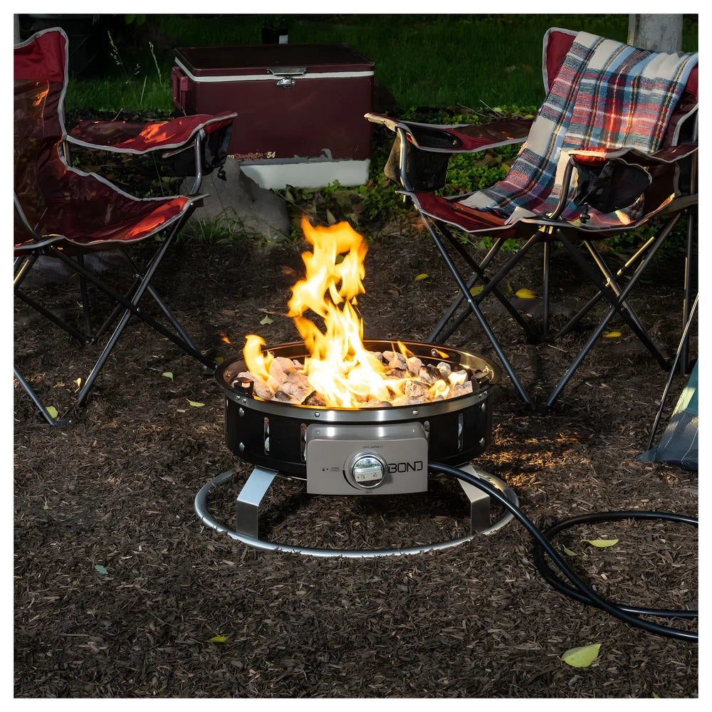 Platinum Portable Gas Fire Pit 65,000 BTU - Bond