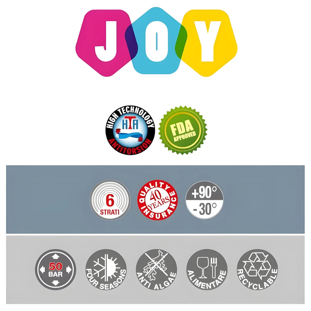 Joy Garden Hose 50m Grey - RR Italia