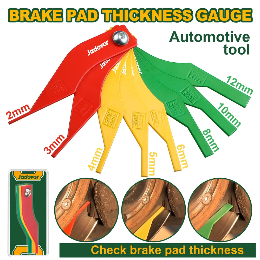 Brake Pad Thickness Gauge - JADEVER