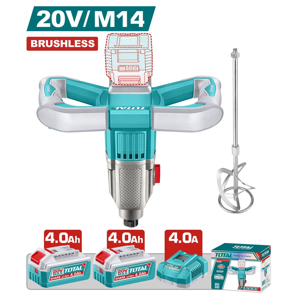 Cordless Mixer 20V with Battery - TOTAL