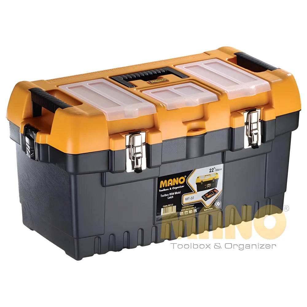 Toolbox with Metal Latch 19" - MANO