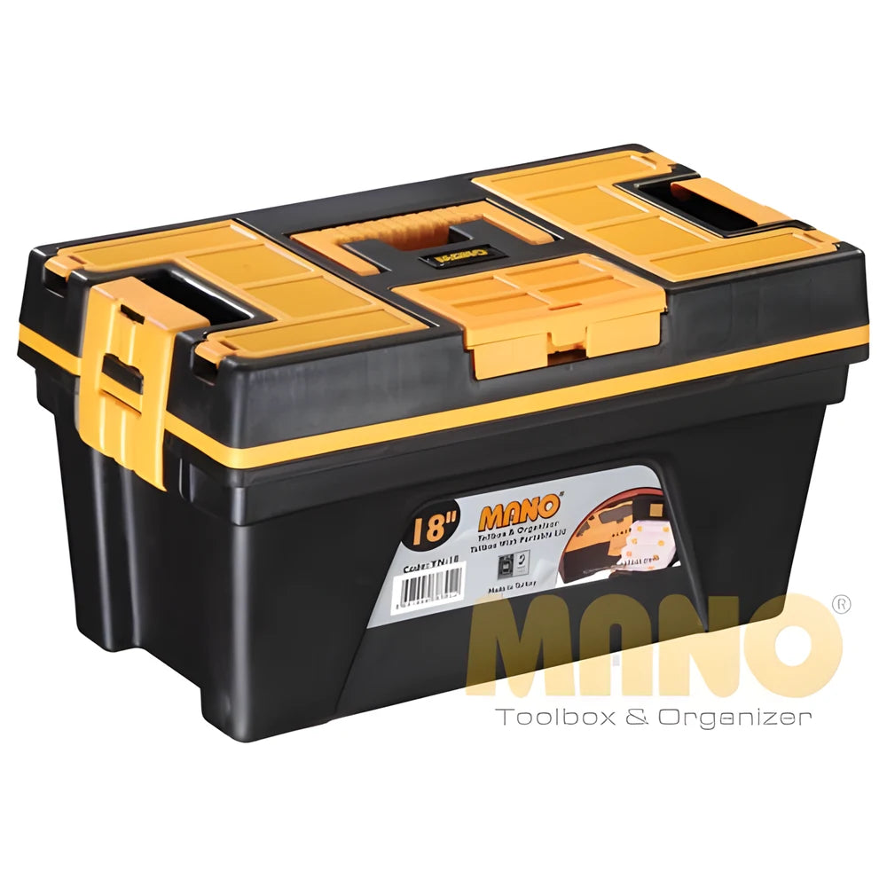 Toolbox with Portable Lid 18" - MANO