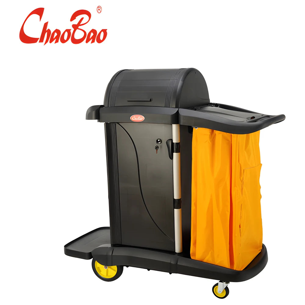 Janitor Cart with Cover (Type 1) - ChaoBao