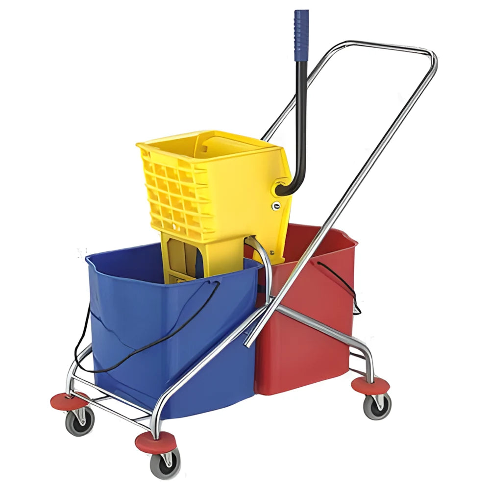 Side-Press Double Mop Trolley - ChaoBao