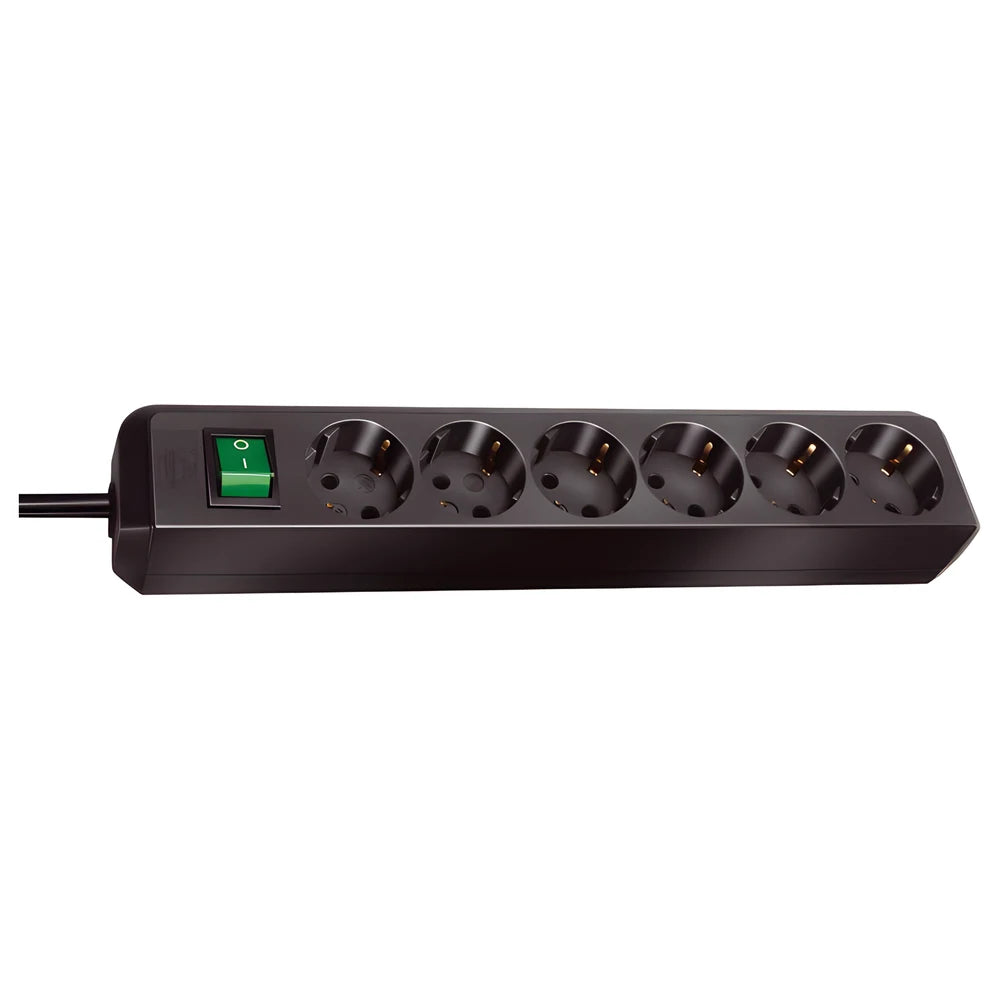 Eco-Line 6-Way Extension Socket 1.5m - Brennenstuhl