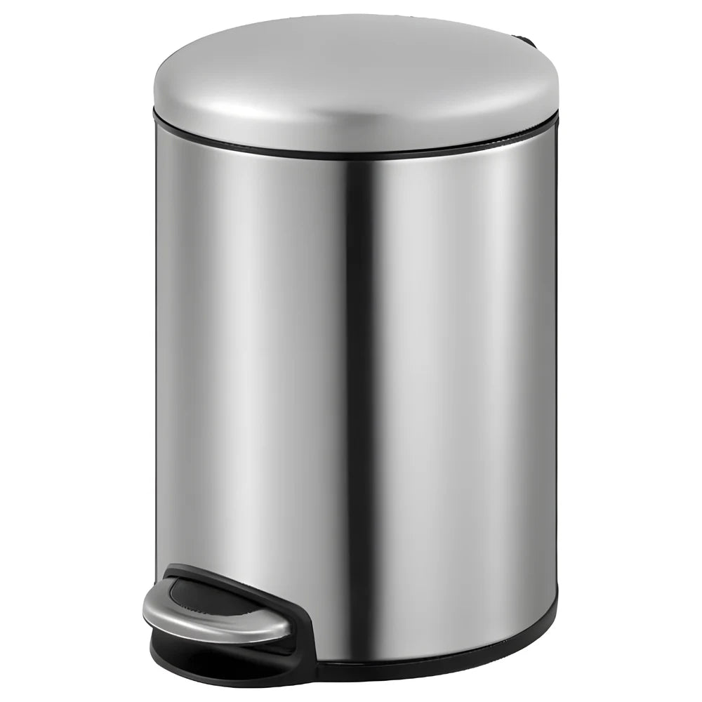 Hydraulic Stainless Steel Trash Bin 20L - EKO