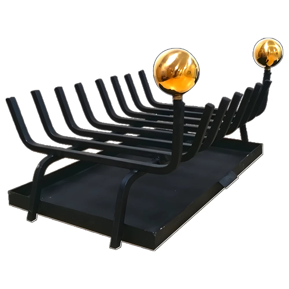Fireplace Grate with Tray
