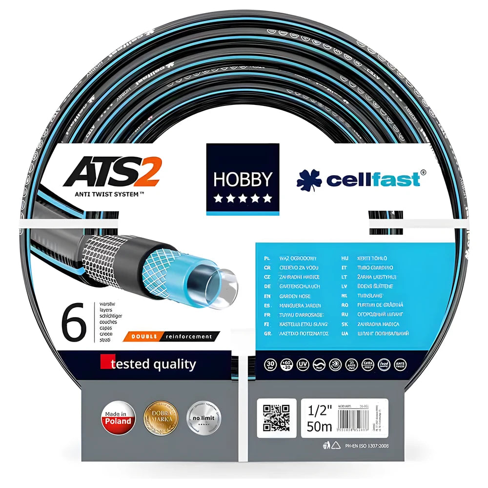 Hobby ATS2 Garden Hose 1/2" 50m - Cellfast