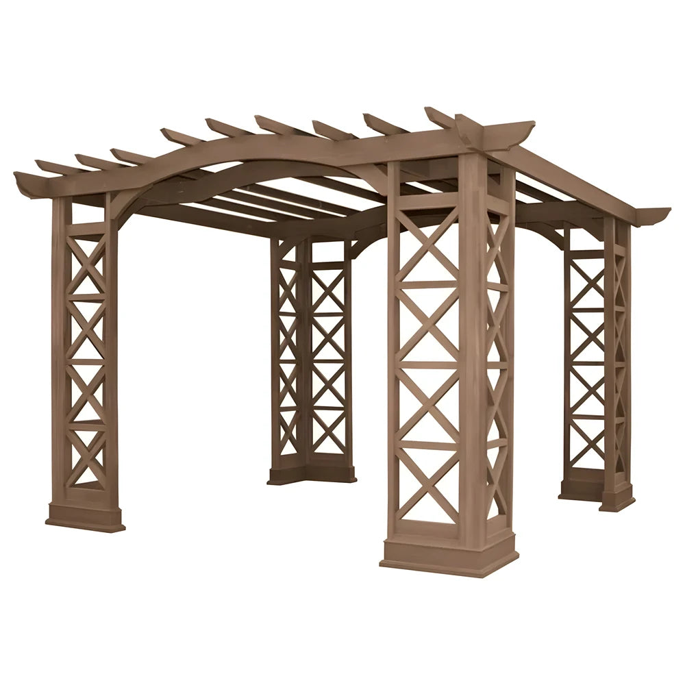 Arched Roof Pergola 3.6 x 3.6m