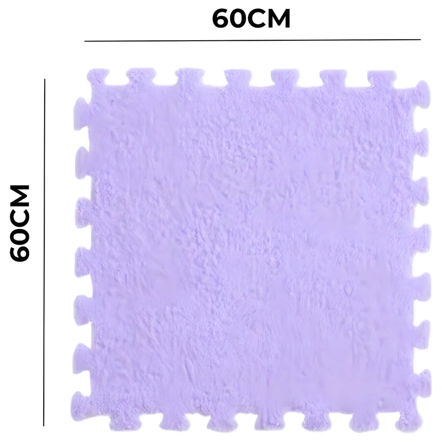 Plush Interlocking Foam Floor Mat 4pcs