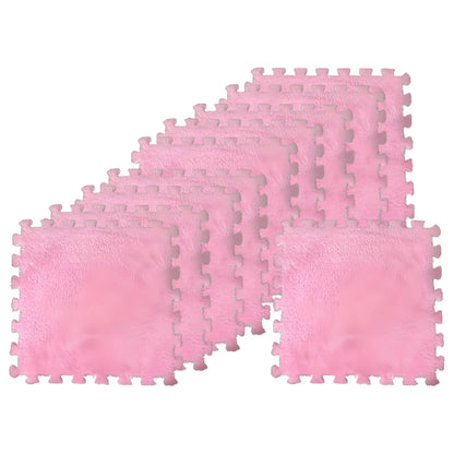 Plush Interlocking Foam Floor Mat 4pcs