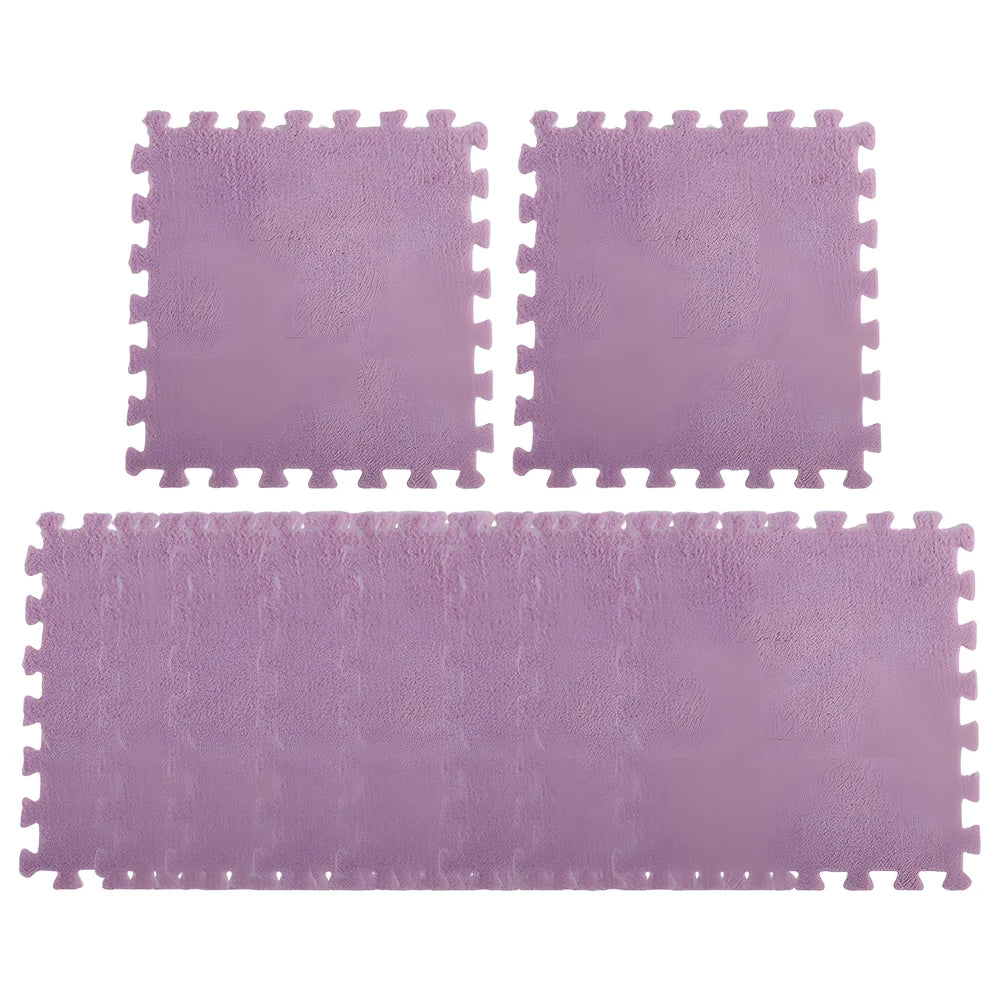 Plush Interlocking Foam Floor Mat 4pcs
