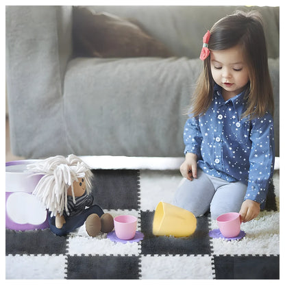 Plush Interlocking Foam Floor Mat 4pcs
