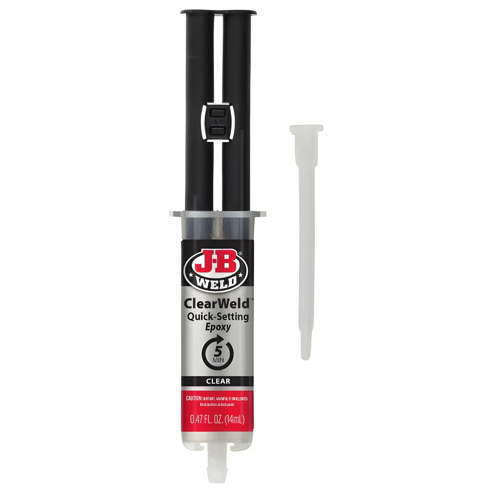 ClearWeld Epoxy Syringe 14ml - J-B Weld
