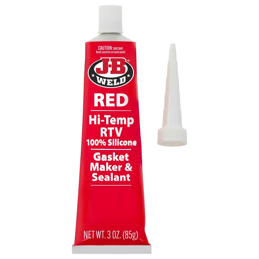 Hi-Temp Red Silicone Gasket Maker 85g - J-B Weld