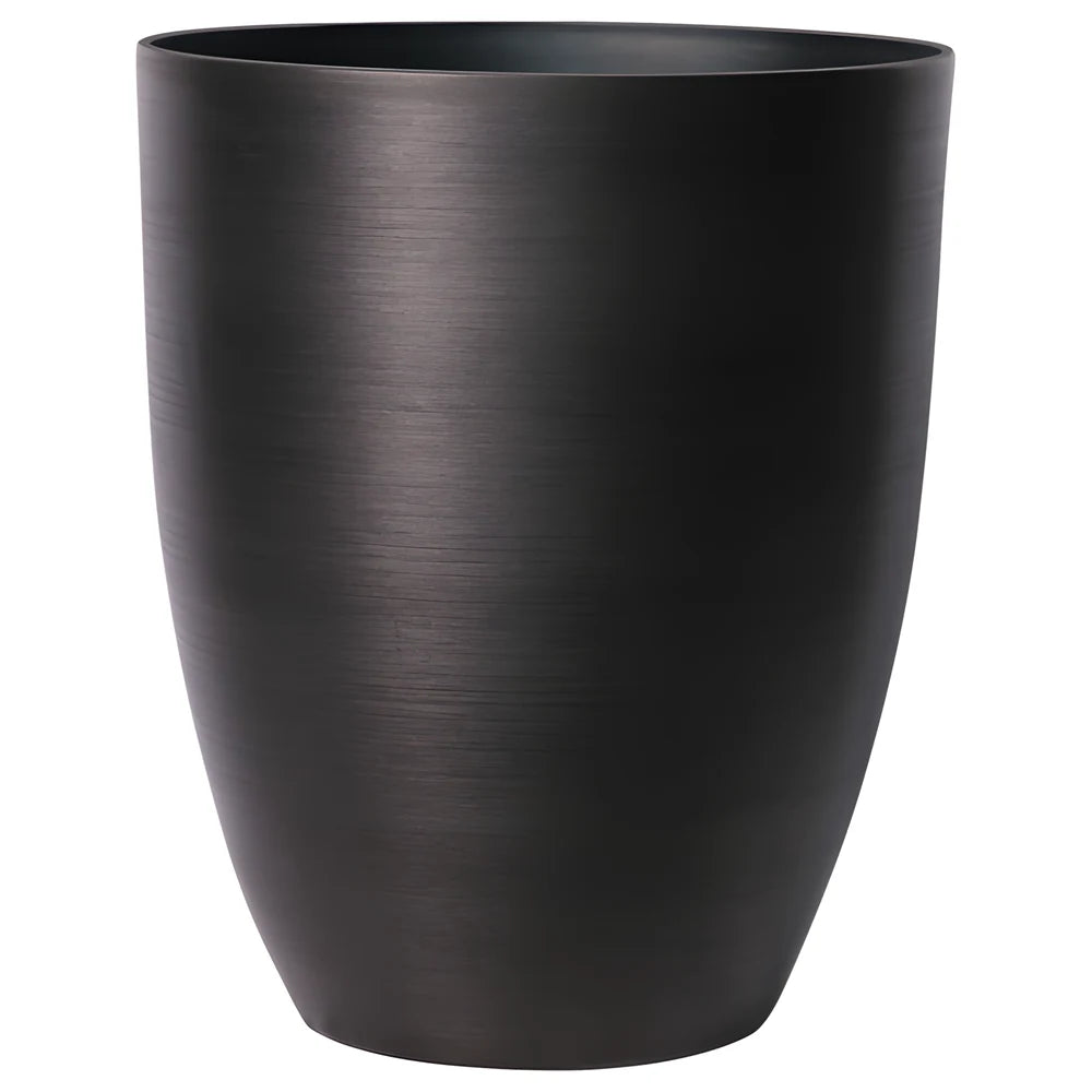 Soho Round Planter Obsidian Grey