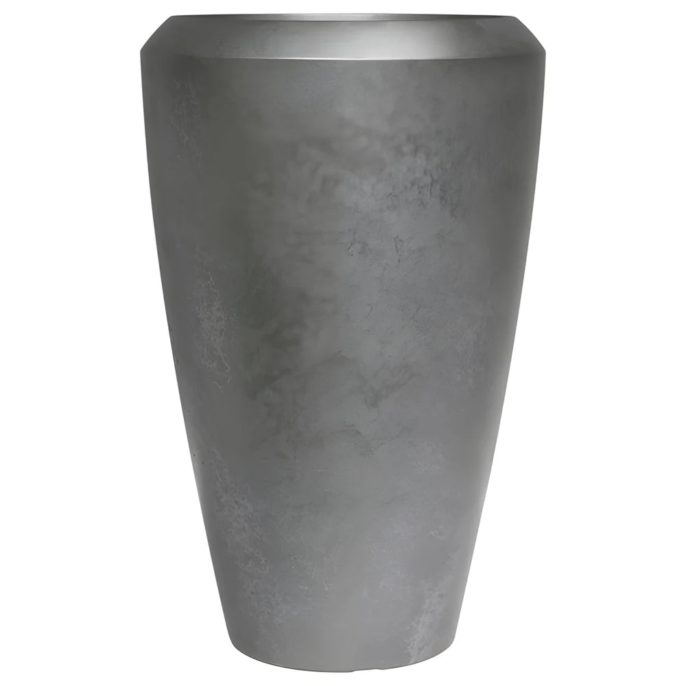 Linford Tall Round Planter Pewter
