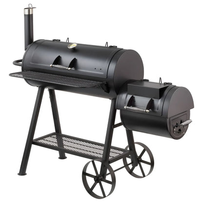 Charcoal Grill with Offset Smoker