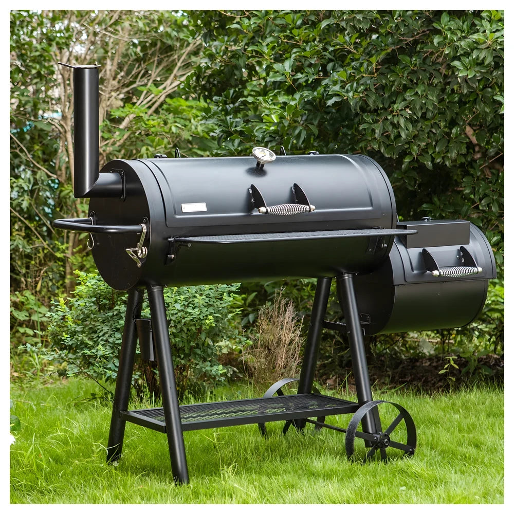 Charcoal Grill with Offset Smoker
