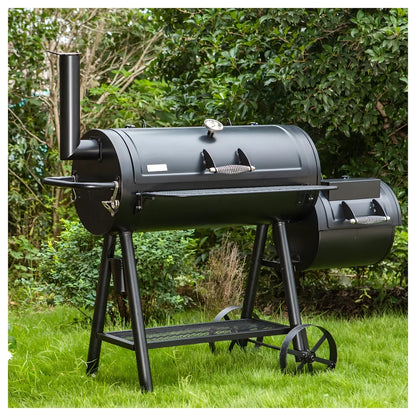 Charcoal Grill with Offset Smoker