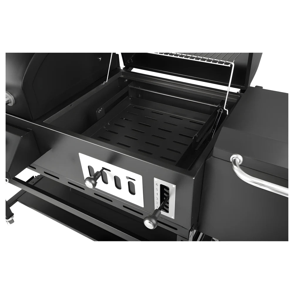 3-Burner Gas & Charcoal Combo Grill