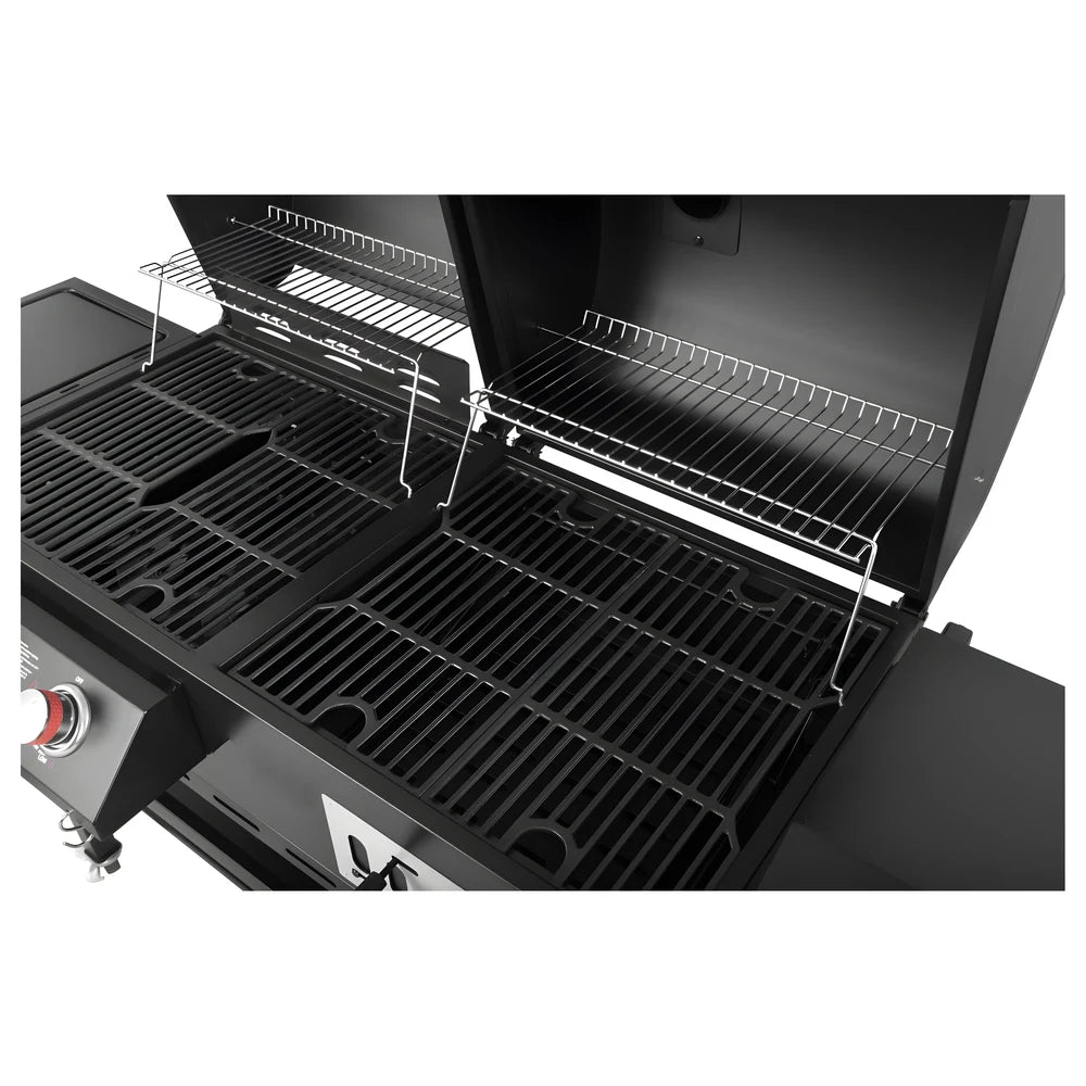 3-Burner Gas & Charcoal Combo Grill