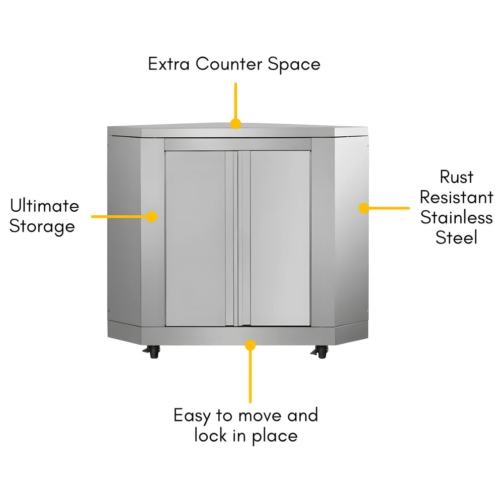 Outdoor Kitchen Corner Cabinet Module