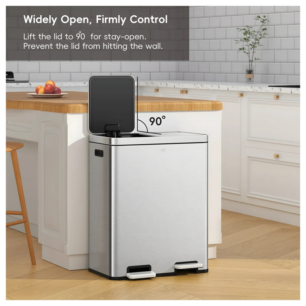 Edison Dual Pedal Bin 30L+30L - EKO
