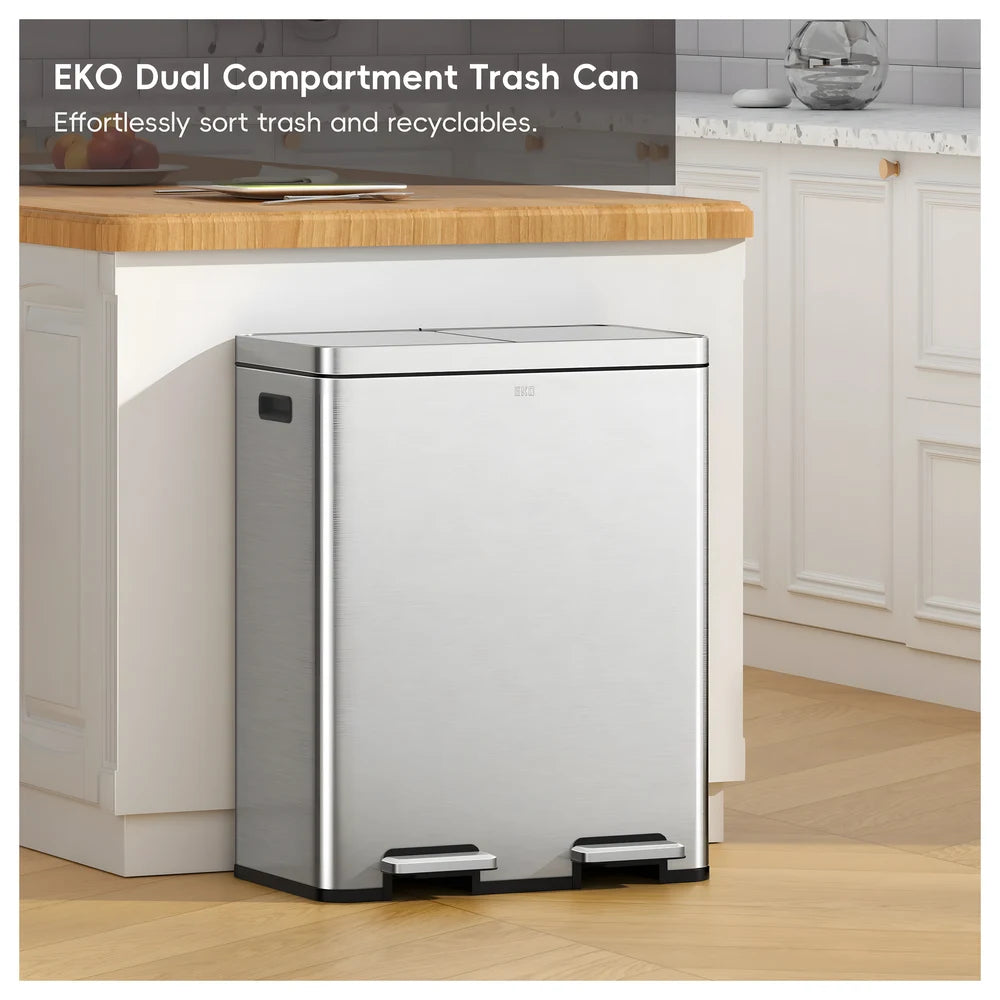 Edison Dual Pedal Bin 30L+30L - EKO