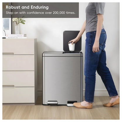 Edison Dual Pedal Bin 30L+30L - EKO