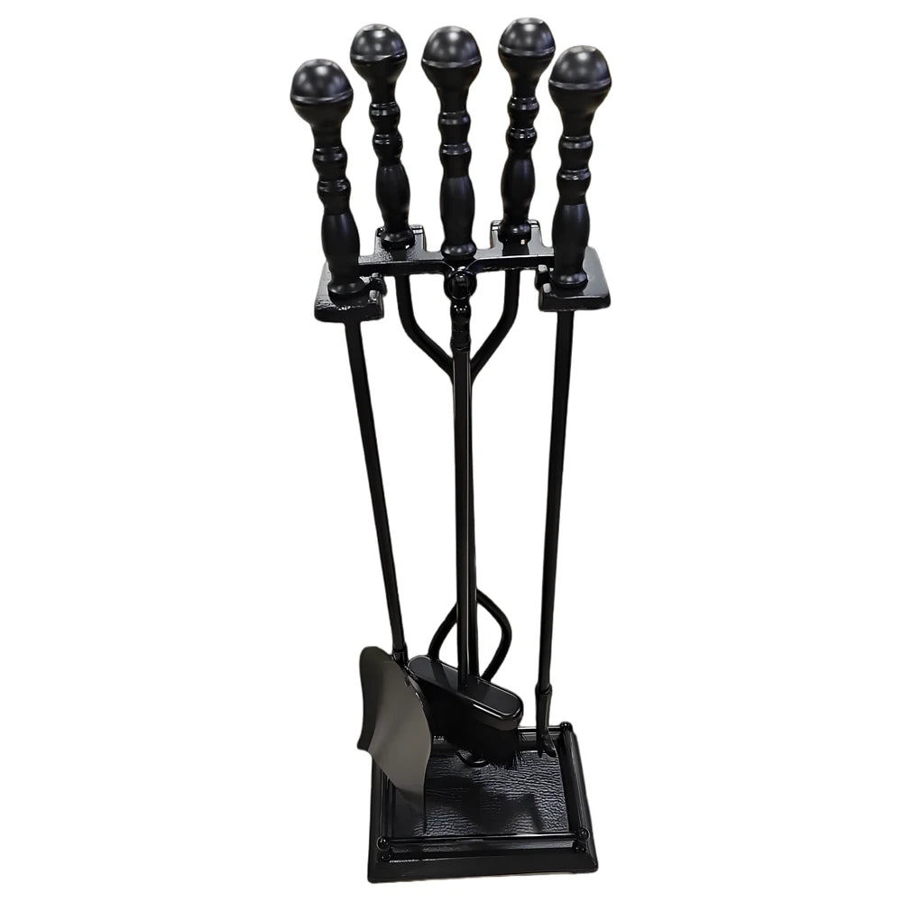 Fireplace Accessory Set Black