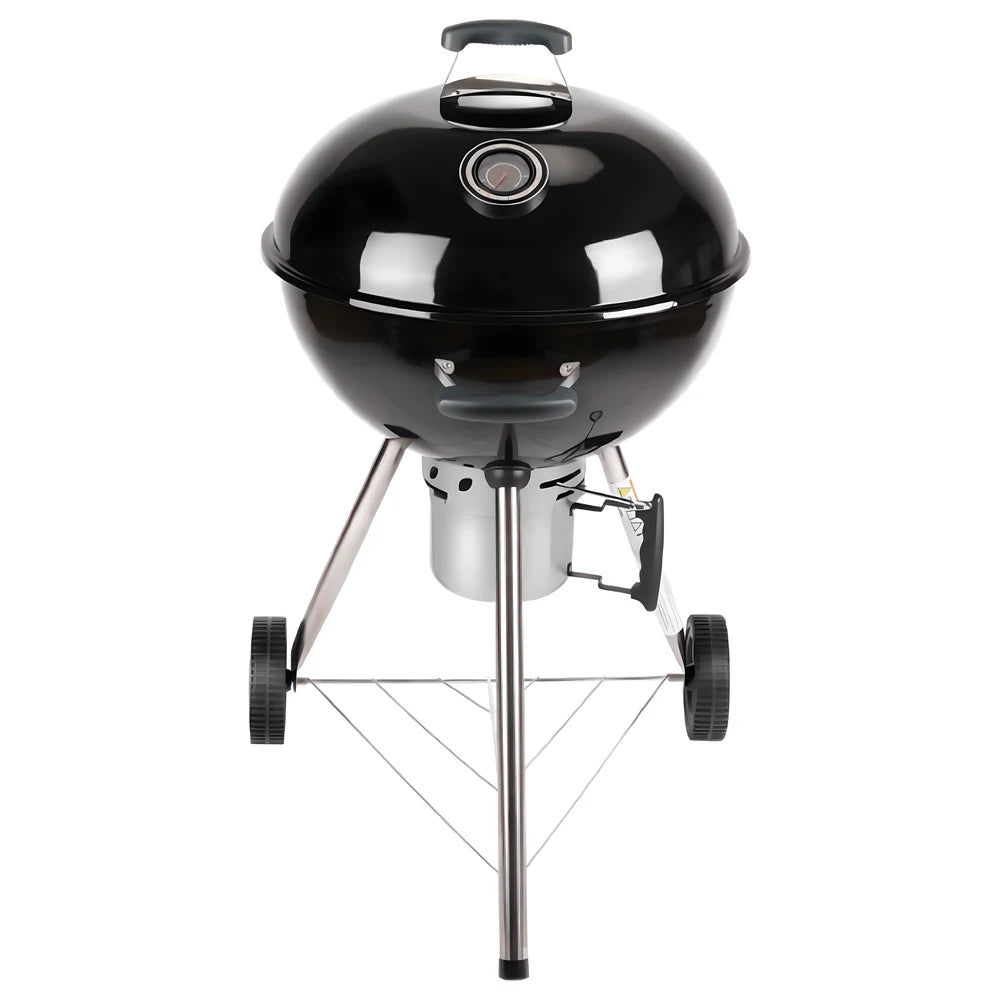 Charcoal BBQ Grill with Thermometer 53cm - Fireplus
