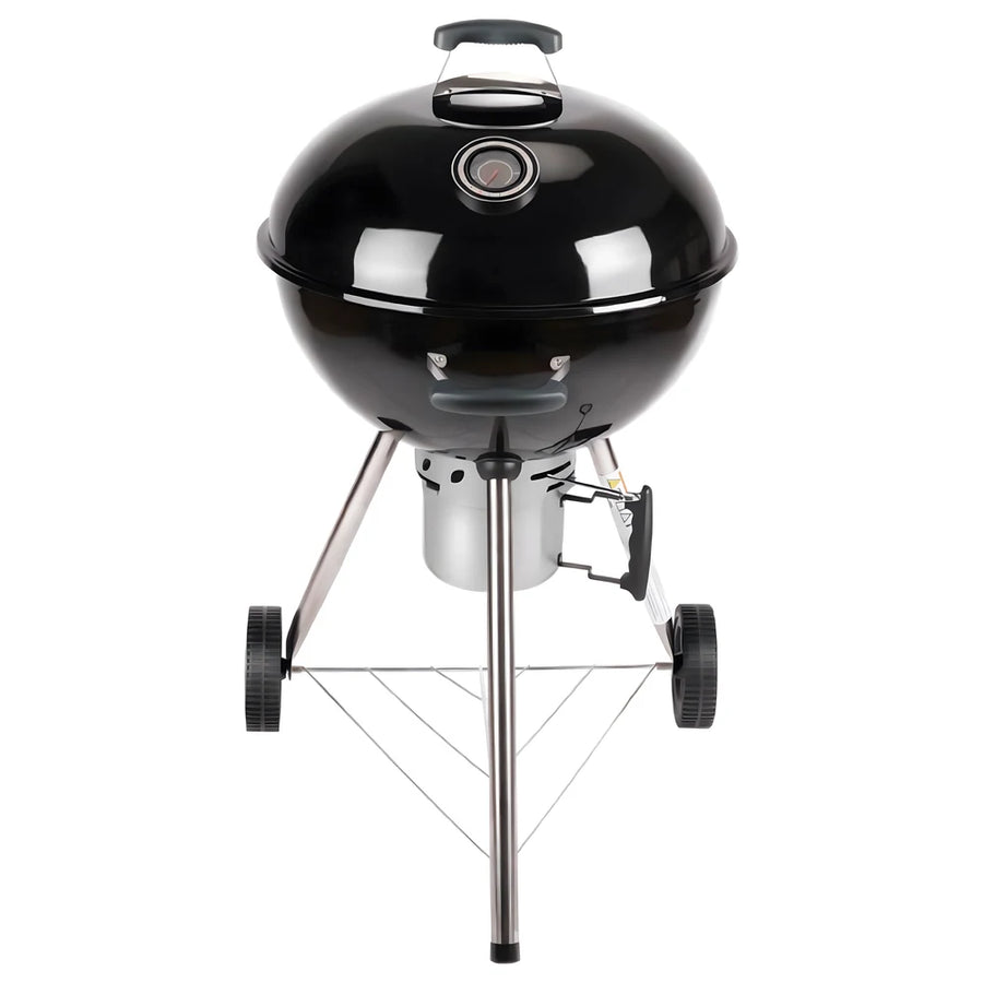 Charcoal BBQ Grill with Thermometer 53cm - Fireplus