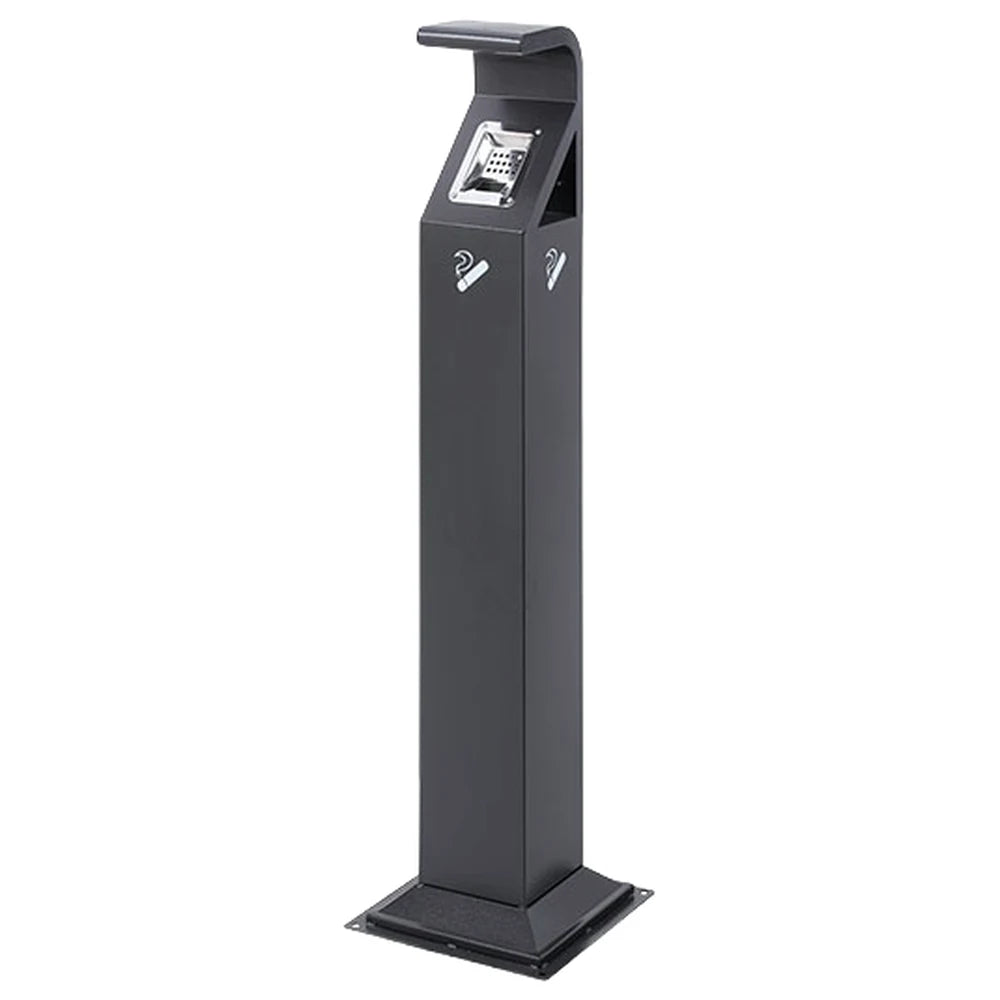 Outdoor Ashtray Bin Galvanized Steel