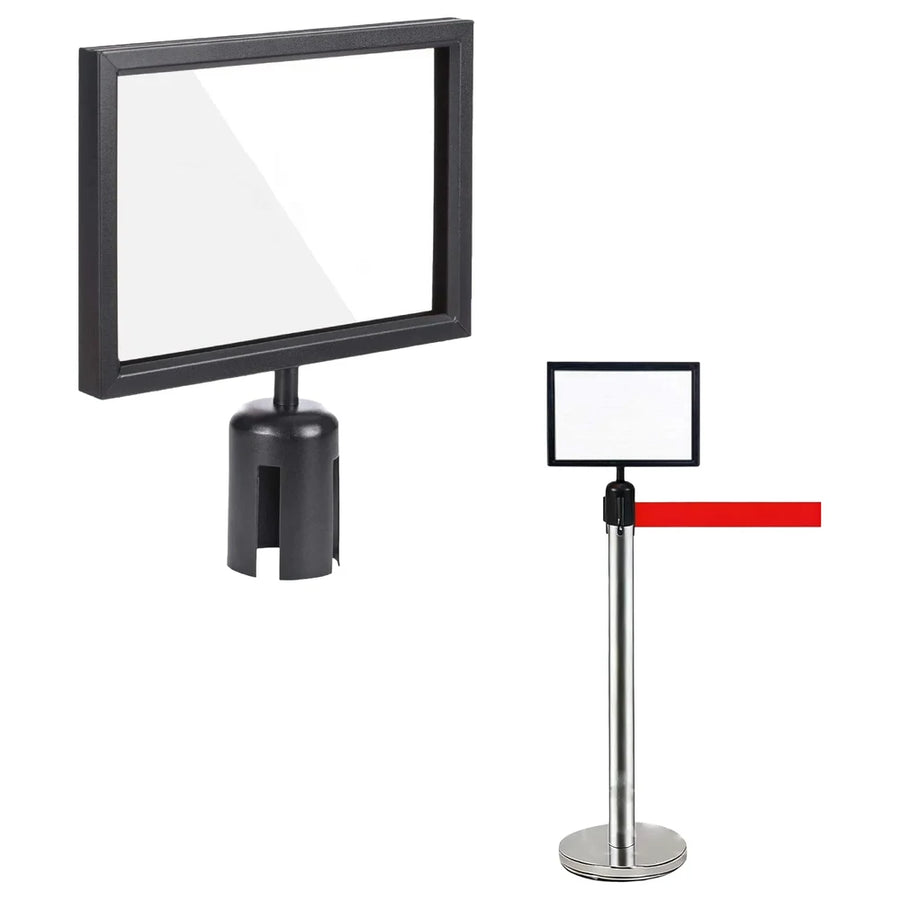 A4 Queue Barrier Sign Holder