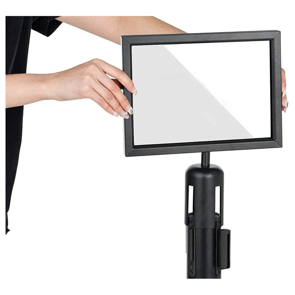 A4 Queue Barrier Sign Holder