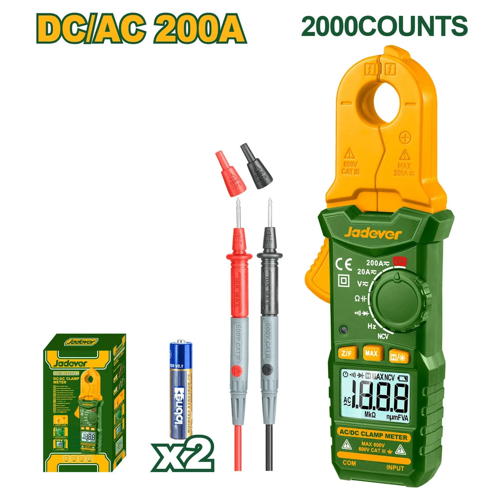 DC/AC Clamp Meter - JADEVER