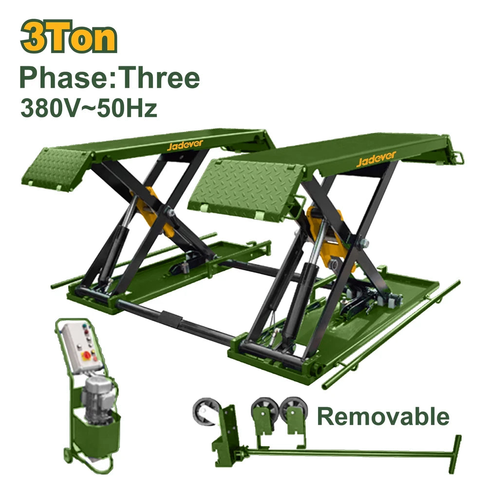 Mobile Mid-rise Scissor Lift 380V - JADEVER