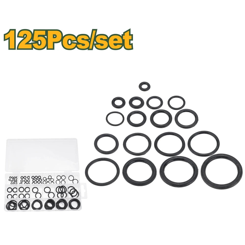 125 Pcs O-ring Assortment Kit - JADEVER