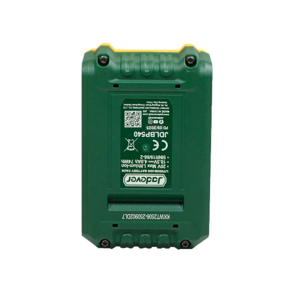 Lithium-Ion Battery Pack 20V 4.0Ah - JADEVER
