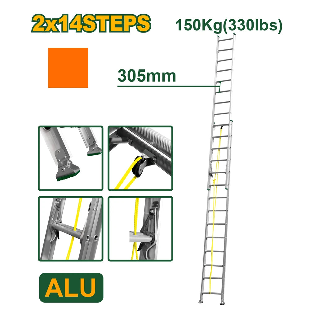 Extension Ladder 7620mm - JADEVER