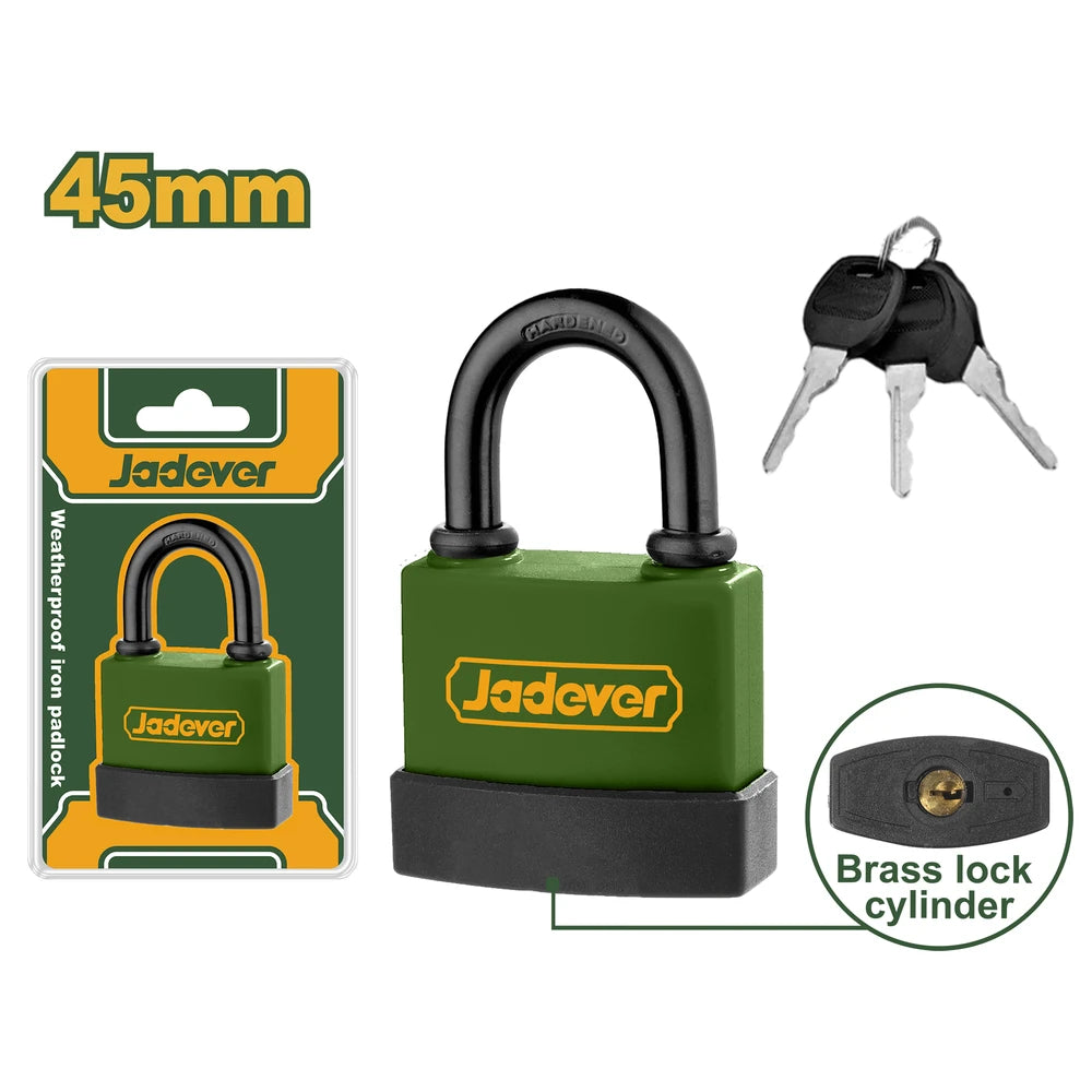 Weatherproof Iron Padlock 45mm - JADEVER