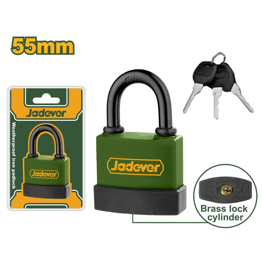 Weatherproof Iron Padlock 55mm - JADEVER