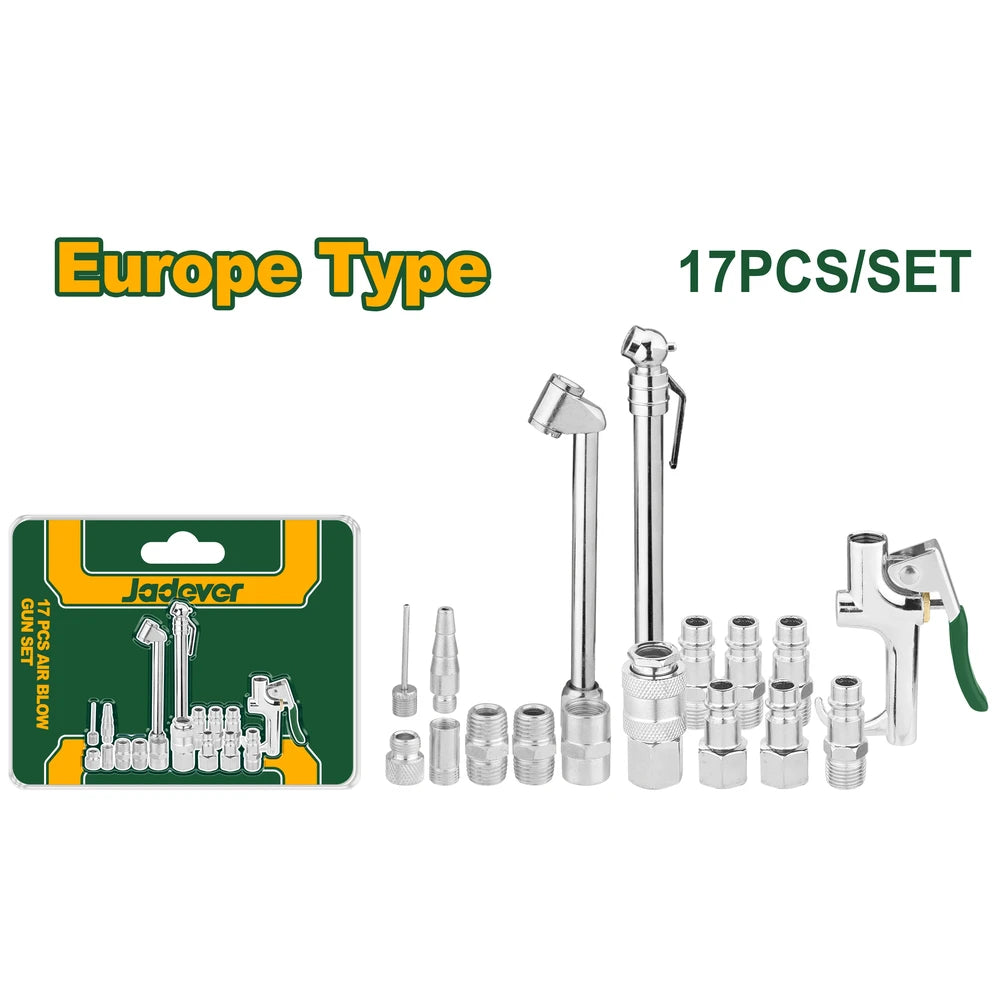 17 Pcs Air Blow Gun Set - JADEVER