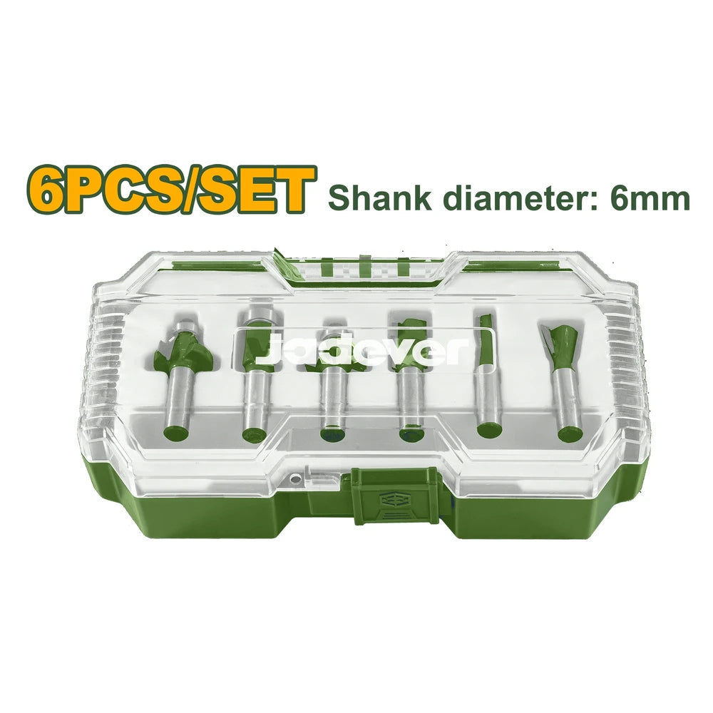 6 Pcs Router Bits Set - JADEVER