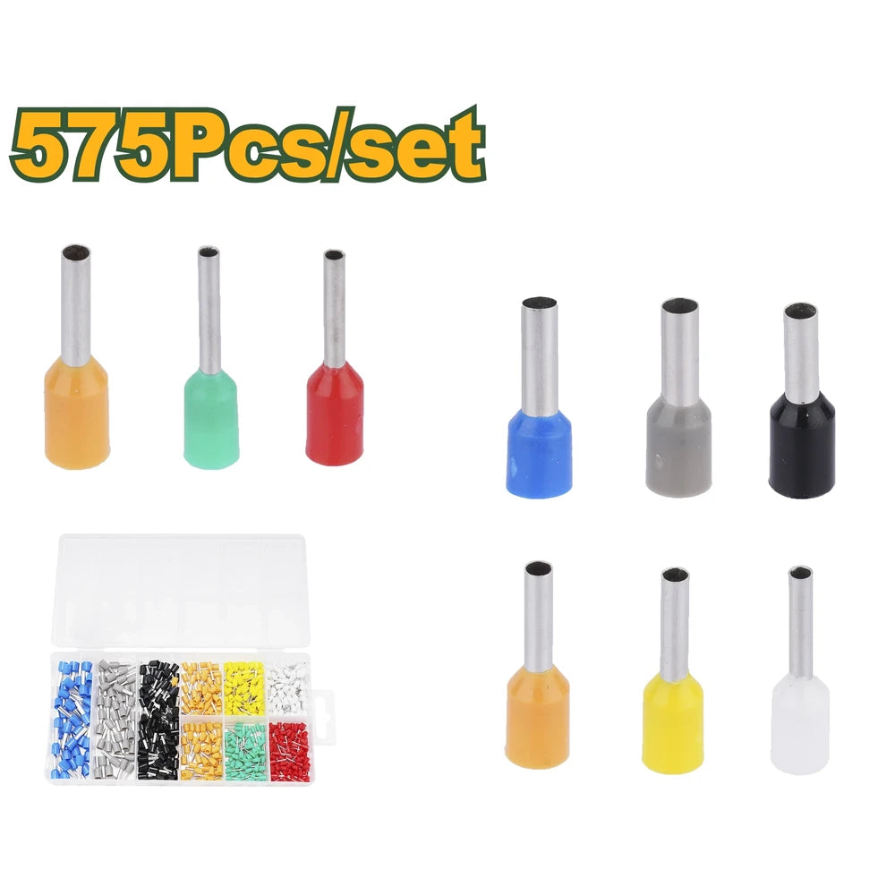 575 Pcs Tubular Terminal Kit - JADEVER