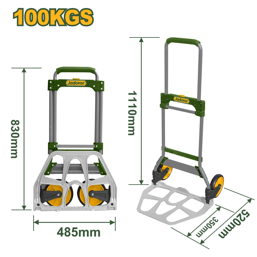 Foldable Hand Truck 100kg - JADEVER
