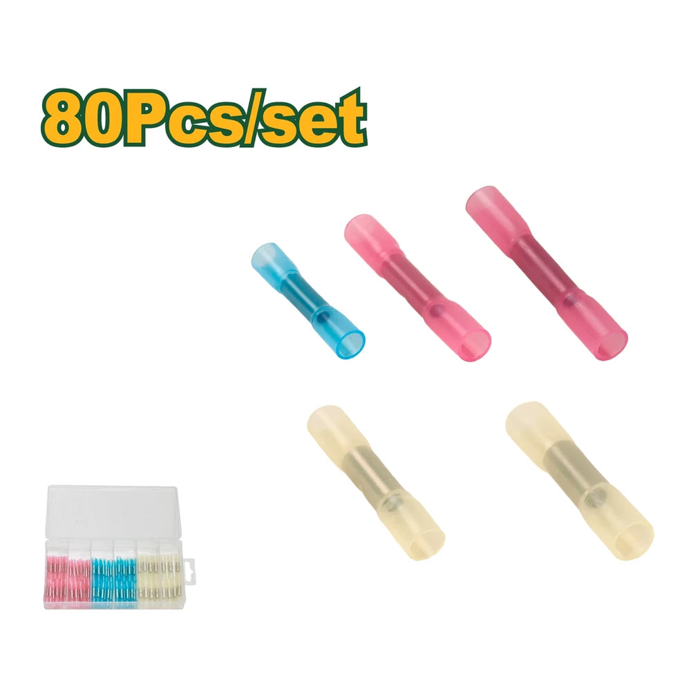 80 Pcs Shrink Tubing Set - JADEVER